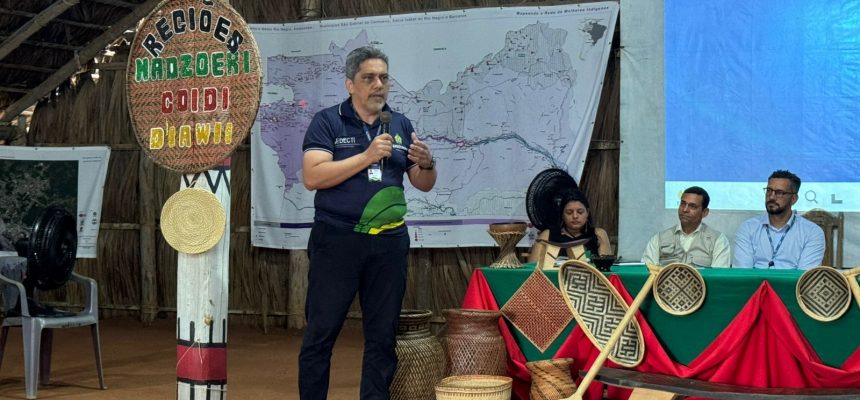 O Governo do Amazonas, por meio da Secretaria de Estado de Desenvolvimento Econômico, Ciência, Tecnologia e Inovação (Sedecti), discute, nesta quarta-feira (10), o desenvolvimento territorial de fronteira durante a 34ª Reunião Ordinária do Núcleo Estadual de Fronteira do Amazonas (Niffam), a primeira realizada no município de São Gabriel da Cachoeira (a 852 quilômetros de Manaus).